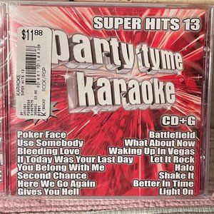 Super Hits 13 - Party Tyme Karaoke - New Sealed  CD